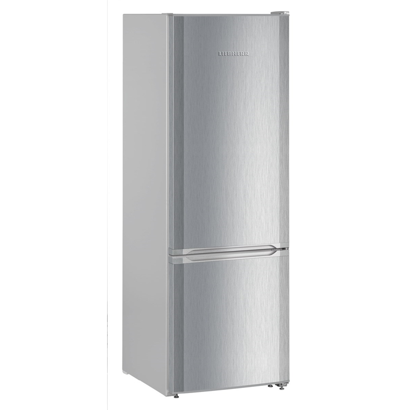 Холодильники Liebherr/ 161.2x55x63, объем камер 212/53 л, нижняя морозильная камера, серебристый
