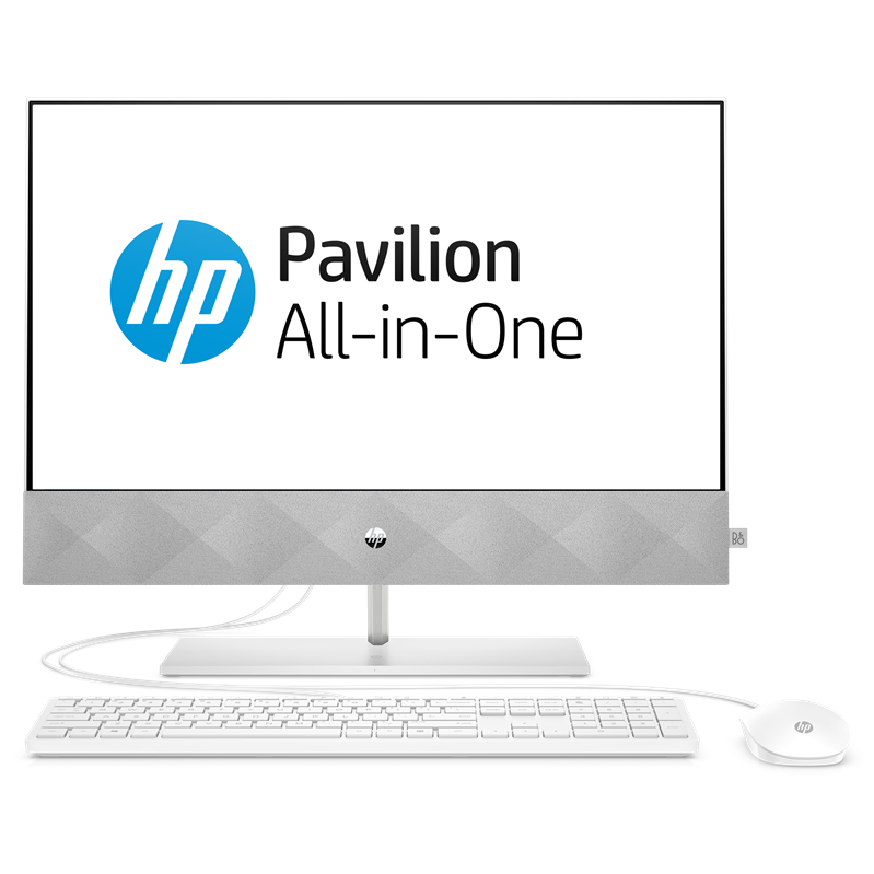 Моноблок/ HP Pavilion 24-k0012ur AiO   23.8"(1920x1080)/Intel Core i3 10300T(3Ghz)/4096Mb/128PCISSD+1000Gb/noDVD/Int:Intel Internal Graphics  /Cam/WiFi/war 1y/White/FreeDOS + RU kbd