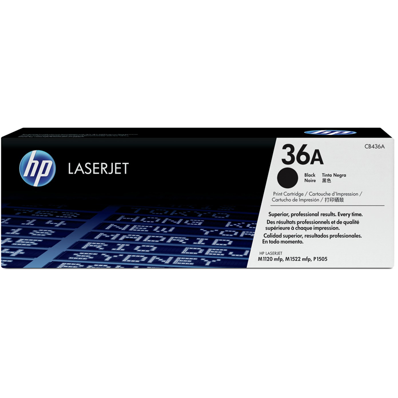 HP LaserJet CB436A Black Print Cartridge