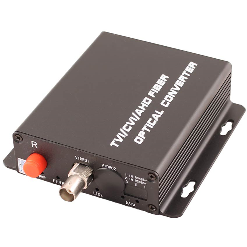 Приёмник/ OSNOVO  Оптический приемник 1 канала видео HDCVI/HDTVI/AHD/CVBS по одномодовому оптоволокну до 20км, 1310нм, FC