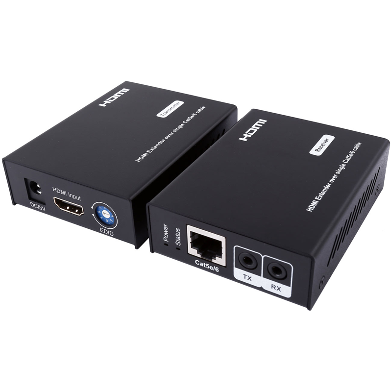 Комплект/ OSNOVO Комплект для передачи HDMI и ИК сигнала управления по одному кабелю витой пары CAT5e/6 до 50м