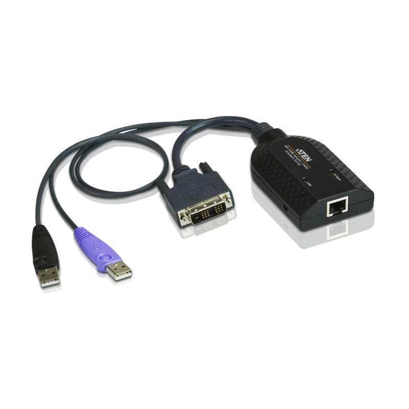 Модуль удлинителя, DVI+KBD+MOUSE USB 2.0+AUDIO, для подкл./ DVI USB virtual media KVM adapter cable