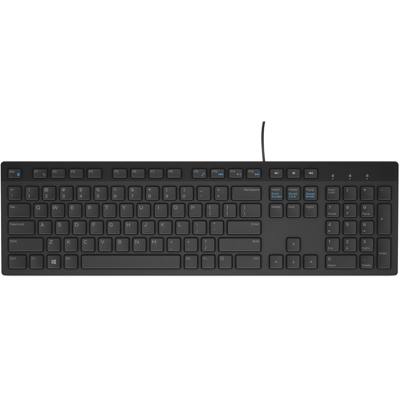 Keyboard : Russian (QWERTY) KB 216- Black (RTL BOX)